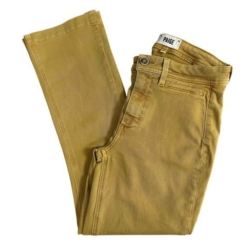 Paige Anthropologie Colette crop flare mid‎ rise jeans size 27